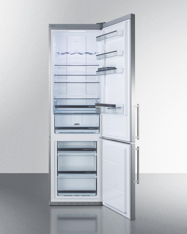 Summit 24" Wide Bottom Freezer Refrigerator - FFBF181ES