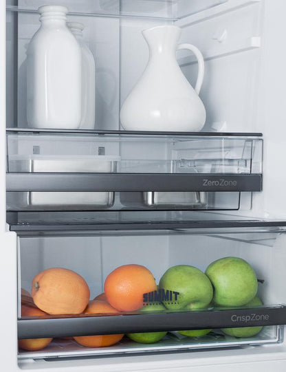 Summit 24" Wide Bottom Freezer Refrigerator With Icemaker - FFBF181ESIM