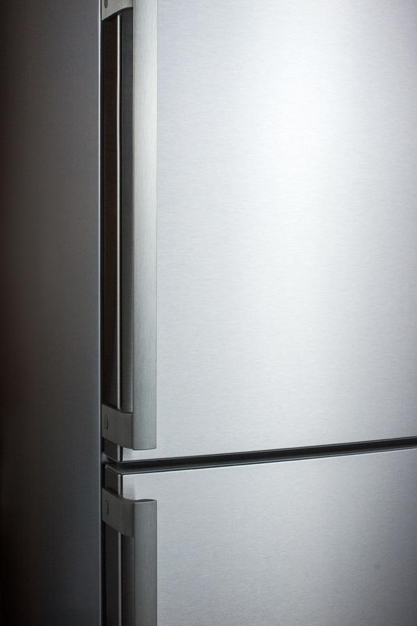 Summit 24" Wide Bottom Freezer Refrigerator With Icemaker - FFBF247SSIM