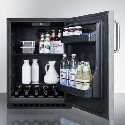 Summit 24" Wide Built-In All-Refrigerator, ADA Compliant - AL54CSSTB