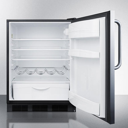 Summit 24" Wide Built-In All-Refrigerator ADA Compliant - FF63BKCSSADA