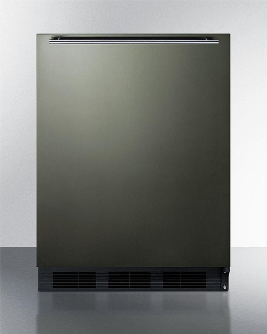 Summit 24" Wide Built-In All-Refrigerator With Horizontal Handle ADA Compliant - FF63BKBIKSHHADA