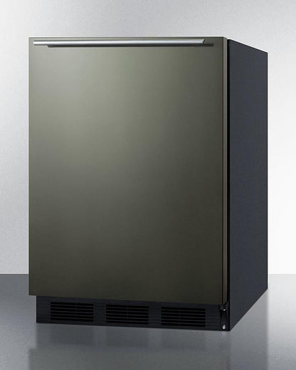 Summit 24" Wide Built-In All-Refrigerator With Horizontal Handle ADA Compliant - FF63BKBIKSHHADA