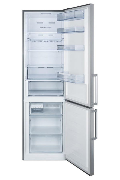 Summit 24" Wide Built-In Bottom Freezer Refrigerator - FFBF192SSBI