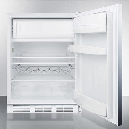 Summit 24" Wide Built-In Refrigerator-Freezer ADA Compliant - CT661WBISSHHADA