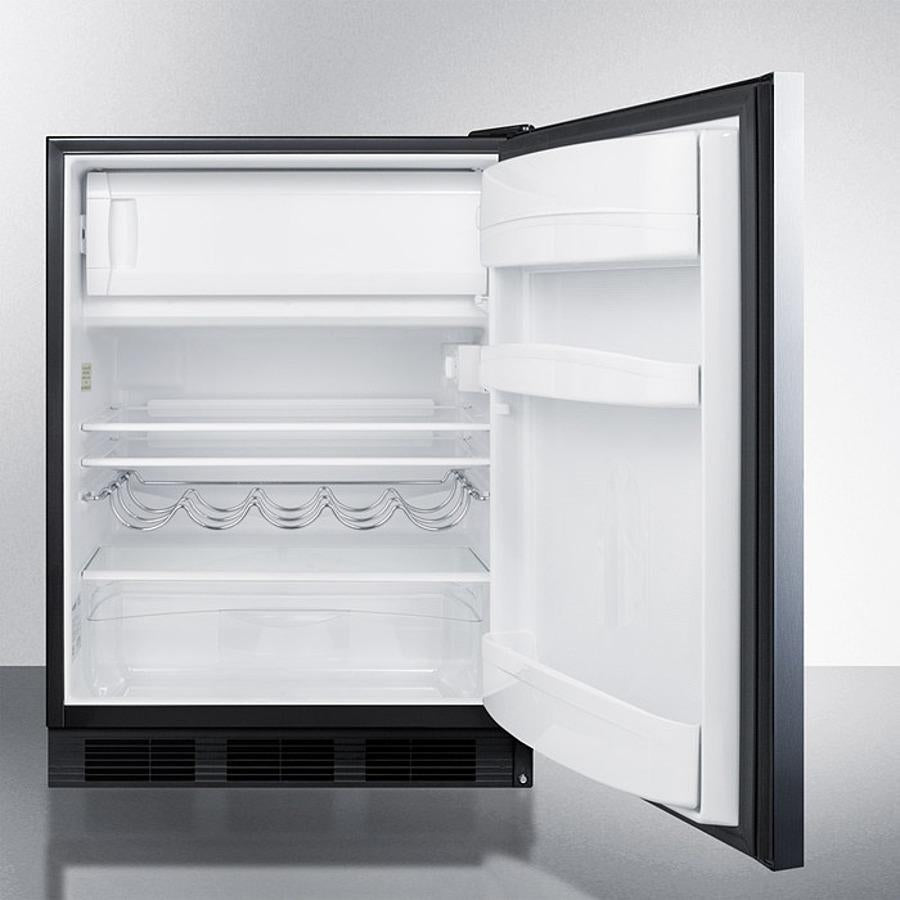 Summit 24" Wide Built-In Refrigerator-Freezer ADA Compliant - CT663BKBISSHHADA