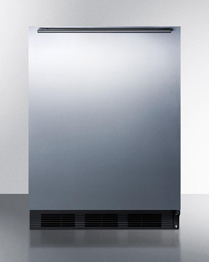 Summit 24" Wide Built-In Refrigerator-Freezer - CT663BKBISSHH