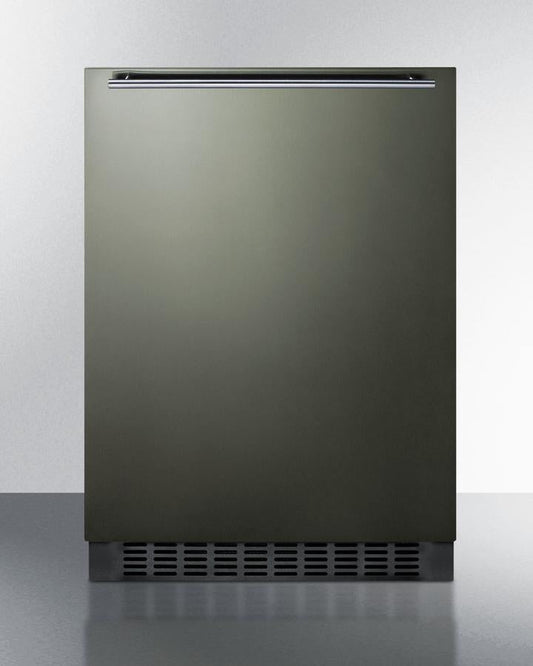 Summit 24" Wide Frost-Free Built-In All-Refrigerator With Horizontal Handle - FF64BXKSHH