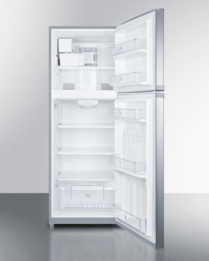 Summit 26" Wide Top Mount Refrigerator-Freezer With Icemaker - FF1427SSIM