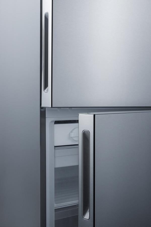 Summit 28" Wide Bottom Freezer Refrigerator with Stainless Steel Doors - FFBF279SS