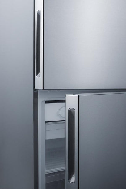 Summit 28" Wide Bottom Freezer Refrigerator with Stainless Steel Doors - FFBF279SS