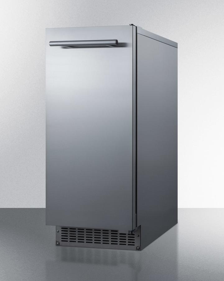 Summit 62 lb. Clear Outdoor/Indoor Icemaker - BIM68OSGDR