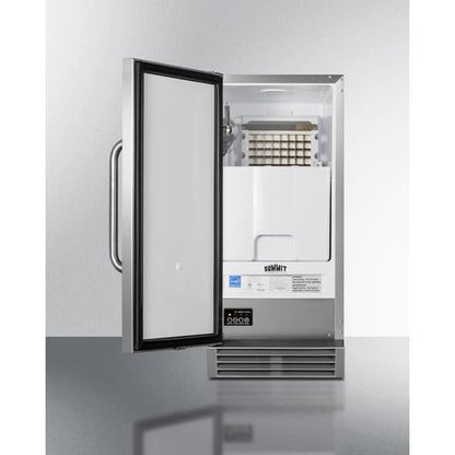 Summit Built-In 50 lb. Clear Icemaker ADA Compliant - BIM44GCSSADA