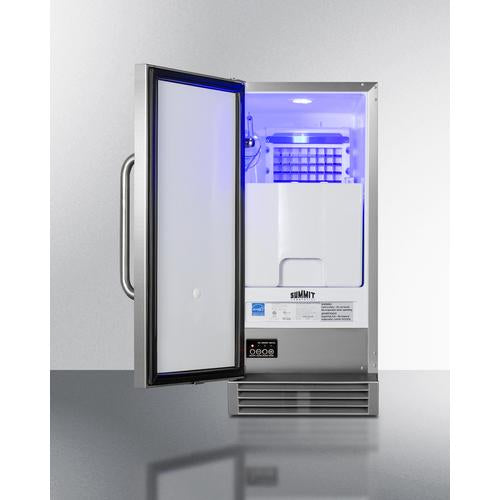 Summit Built-In 50 lb. Clear Icemaker ADA Compliant - BIM44GCSSADA