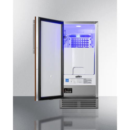 Summit Built-In 50 lb. Clear Icemaker - BIM44GCSSIF