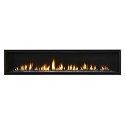 Superior Fireplaces 72" Linear Direct Vent Gas Fireplace with Interior Lights, Electronic Ignition - DRL6072TEN