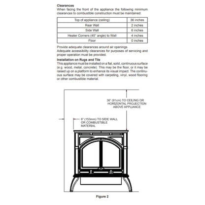 Empire Spirit Stove Cast Iron Vent-Free, Medium - VFD30CC