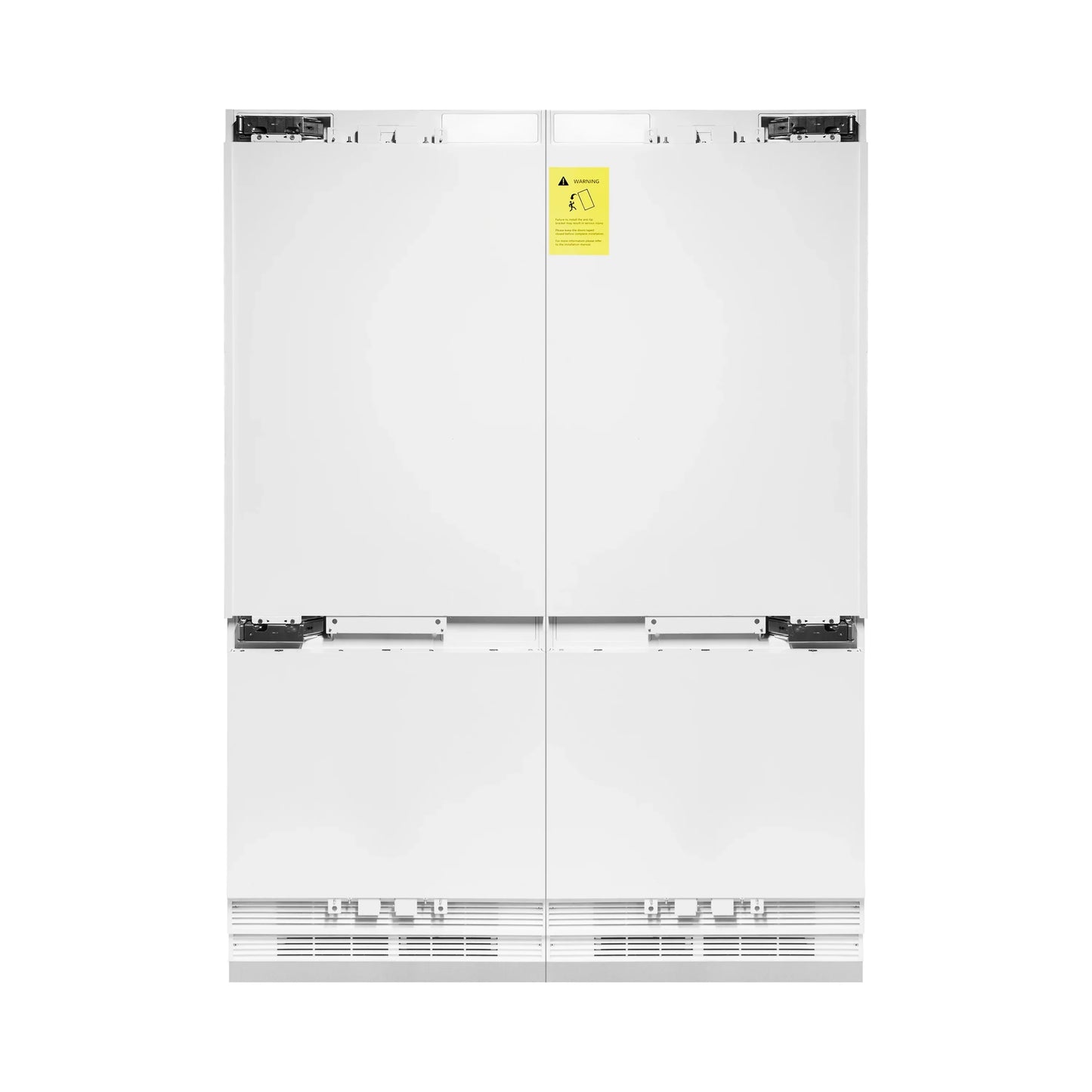 ZLINE 60" 32.2 cu. Ft. Panel Ready Built-In 4-Door French Door Refrigerator with Internal Water and Ice Dispenser - RBIV-60