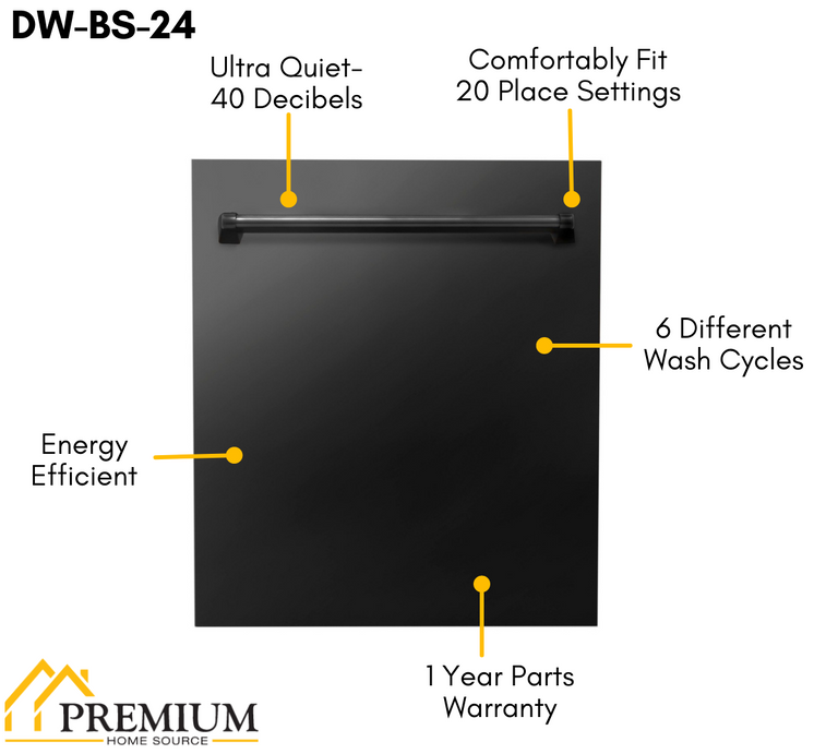 ZLINE Appliance Package - 48 in. Dual Fuel Range, Range Hood, Microwave, Dishwasher - 4KP-RABRH48-MWDW