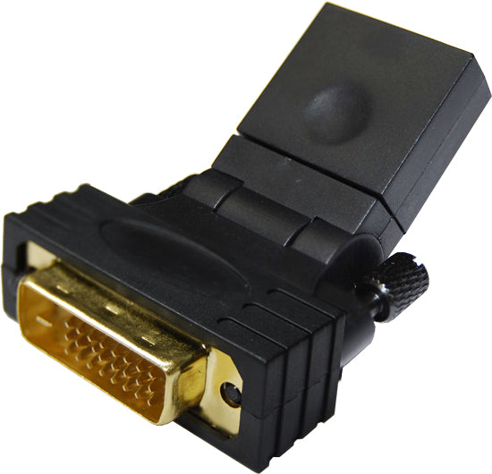 DYNAMIX HDMI Female to DVI-D (24+1) Male Swivel Adapter Model - A-HDMIF-DVIM