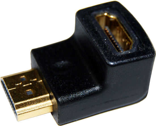 DYNAMIX HDMI Down Angled Adapter, High-Speed with Ethernet Gold Plated Connectors Model - A-HDMI-LA